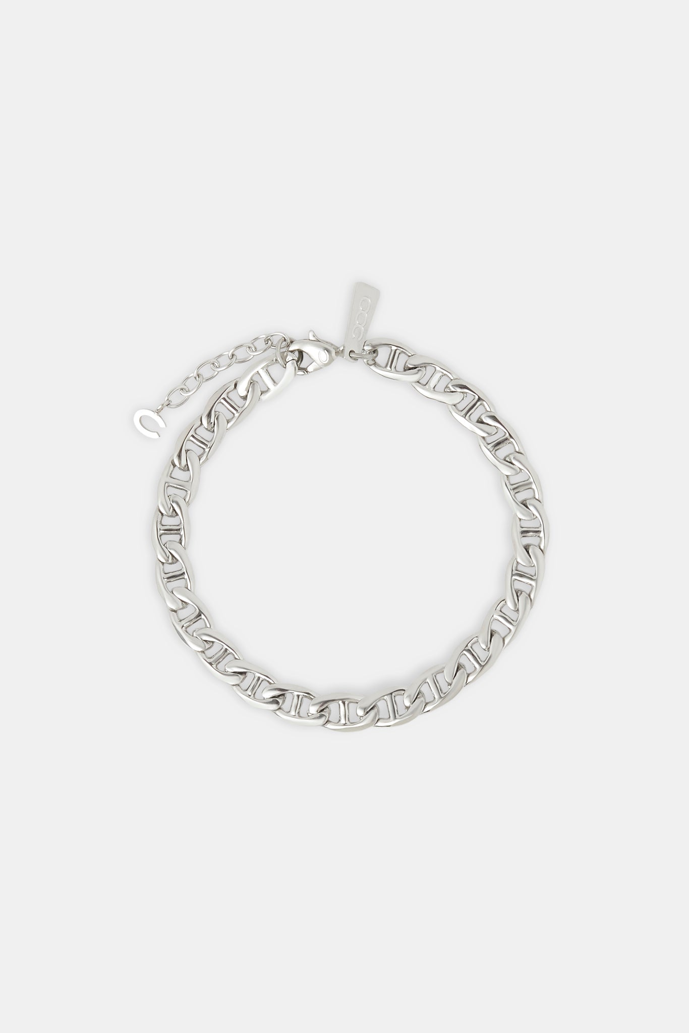 Poliertes Mariner-Gliederarmband – 6 mm